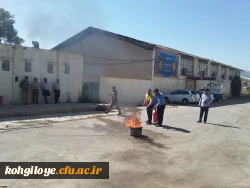 برگزاری دوره آتش نشانی در دانشگاه فرهنگیان 3
