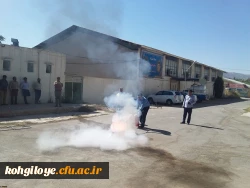 برگزاری دوره آتش نشانی در دانشگاه فرهنگیان 4