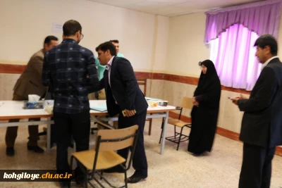 بازدید مدیر امور پردیس ها  از روند مصاحبه از داوطلبان آزمون استخدامی آموزش و پرورش