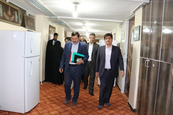 بازدید دکتر خاکی از پردیس های دانشگاه فرهنگیان استان 3