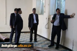 بازدید دکتر خاکی از پردیس های دانشگاه فرهنگیان استان 8