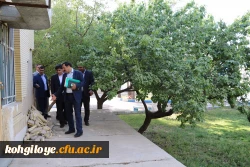بازدید دکتر خاکی از پردیس های دانشگاه فرهنگیان استان 10
