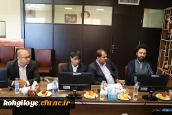 جلسه دکتر خاکی با مسئولین دانشگاه فرهنگیان استان 3