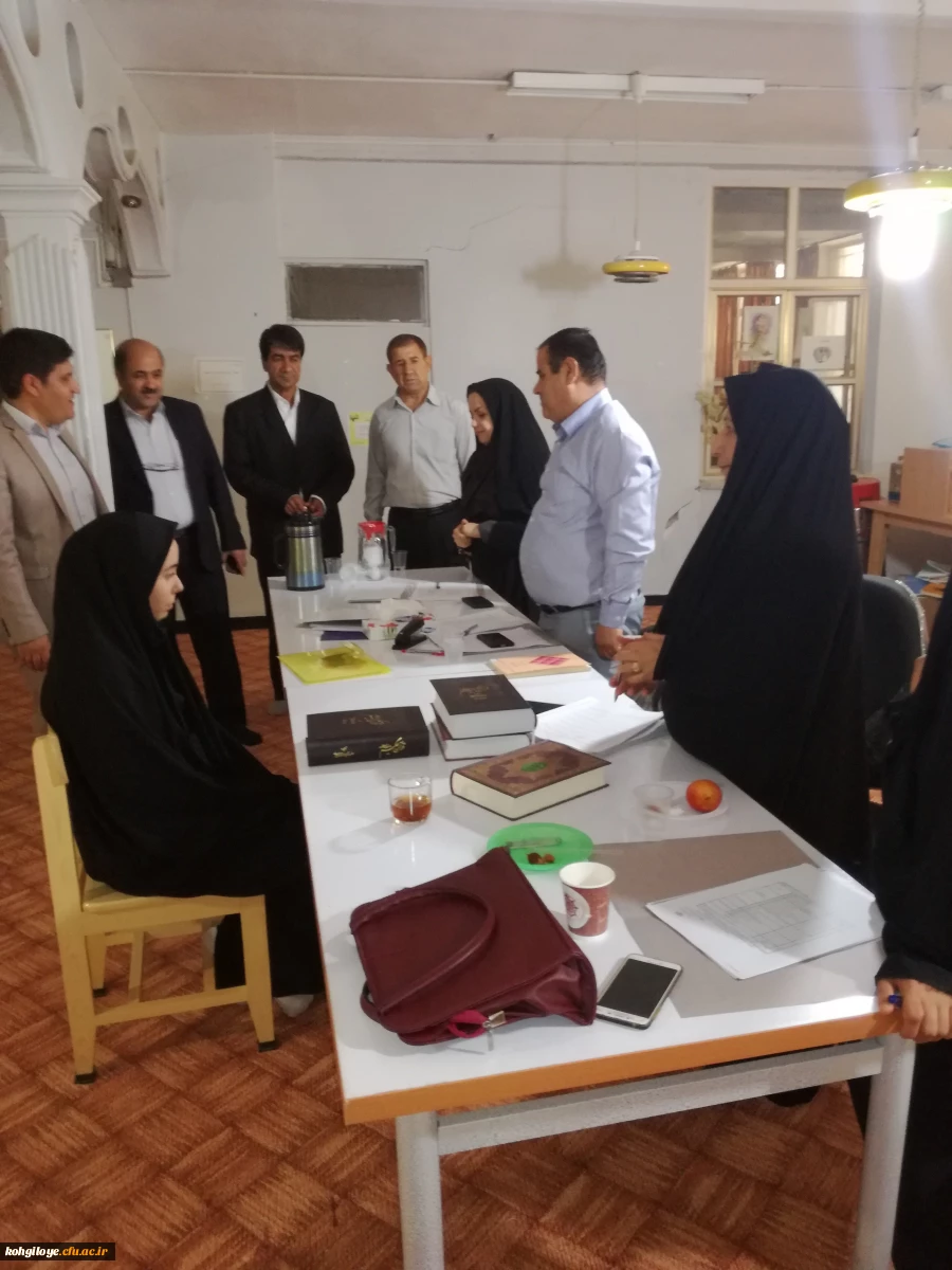 بازدید دکتر هاشمی از روند مصاحبه از داوطلبان ورود به دانشگاه فرهنگیان 2