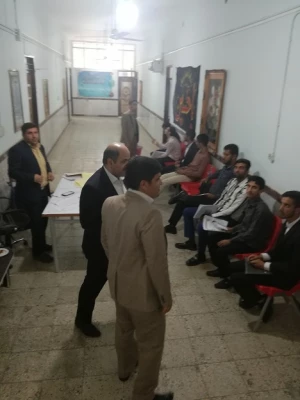 بازدید دکتر هاشمی از روند مصاحبه از داوطلبان ورود به دانشگاه فرهنگیان 6