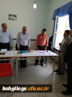 بازدید دکتر هاشمی از روند مصاحبه از داوطلبان ورود به دانشگاه فرهنگیان 8