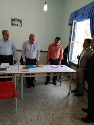 بازدید دکتر هاشمی از روند مصاحبه از داوطلبان ورود به دانشگاه فرهنگیان 8