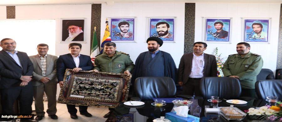 دیدار مسئولان دانشگاه فرهنگیان استان با فرمانده سپاه فتح استان 2