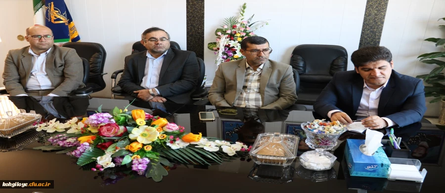 دیدار مسئولان دانشگاه فرهنگیان استان با فرمانده سپاه فتح استان 5