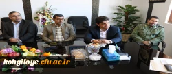دیدار مسئولان دانشگاه فرهنگیان استان با فرمانده سپاه فتح استان 7