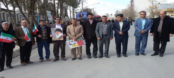 شرکت کارکنان دانشگاه فرهنگیان استان در مراسم گرامی داشت یوم الله 9 دی، روز پیروزی بصیرت مردم بر فتنه آمریکایی 2