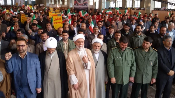 شرکت کارکنان دانشگاه فرهنگیان استان در مراسم گرامی داشت یوم الله 9 دی، روز پیروزی بصیرت مردم بر فتنه آمریکایی 8