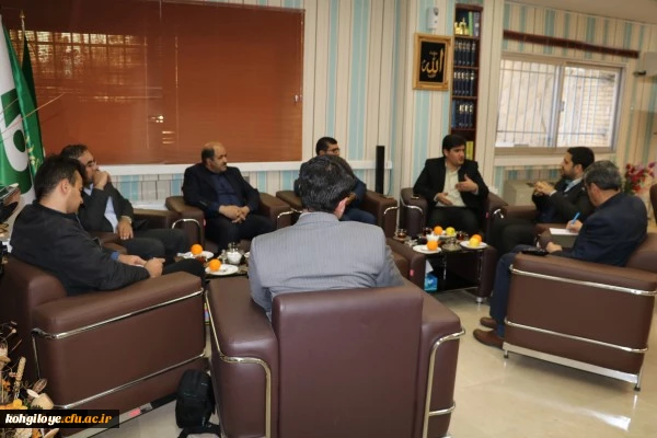 دیدارمدیر امورپردیس های استانی دانشگاه فرهنگیان با مدیرکل صدا و سیمای مرکز استان 3