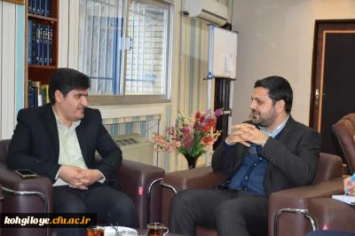 دیدار رئیس دانشگاه فرهنگیان استان با مدیر کل صدا وسیماری مرکز کهگیلویه وبویراحمد