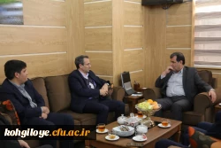 دیدار معاون پژوهش وفناوری دانشگاه فرهنگیان کشور با  استاندار کهگیلویه وبویراحمد