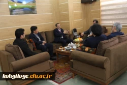 دیدار معاون پژوهش و فناوری  دانشگاه فرهنگیان کشور با استاندار کهگیلویه وبویراحمد
