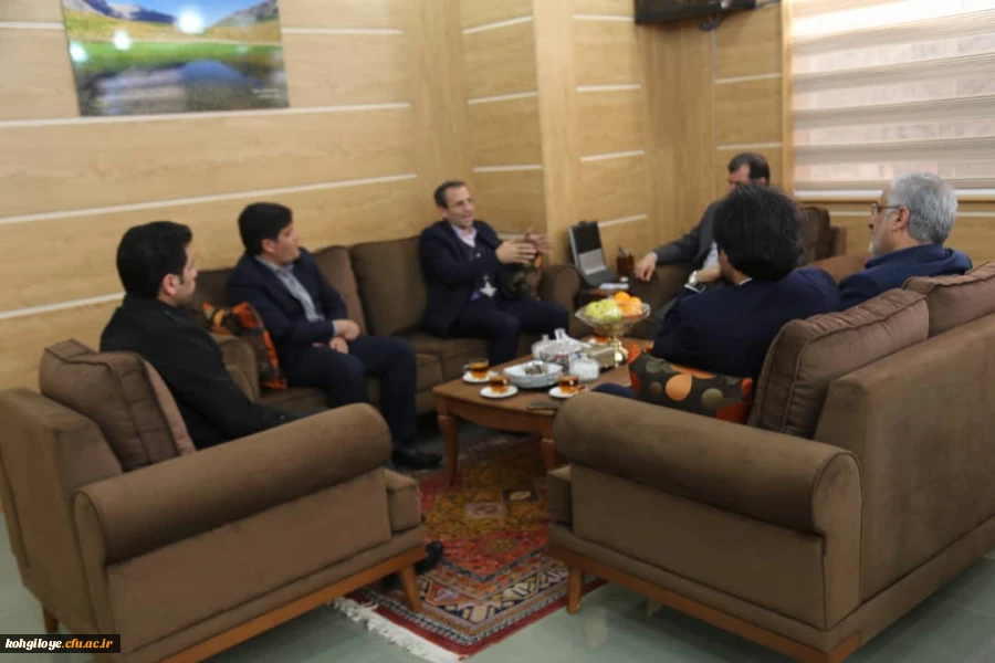 دیدار معاون پژوهش و فناوری  دانشگاه فرهنگیان کشور با استاندار کهگیلویه وبویراحمد