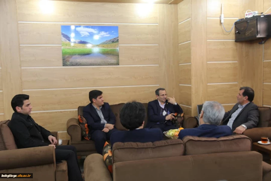 دیدار معاون پژوهش و فناوری  دانشگاه فرهنگیان کشور با استاندار کهگیلویه وبویراحمد
