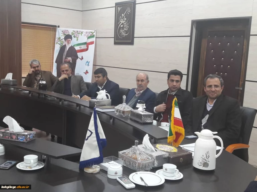 دیدار معاون پژوهش و فناوری دانشگاه فرهنگیان با دکتر احمد عریان رئیس دانشگاه یاسوج