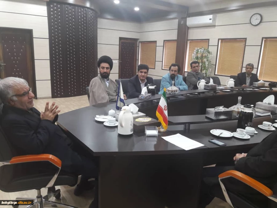 دیدار معاون پژوهش و فناوری دانشگاه فرهنگیان با دکتر احمد عریان رئیس دانشگاه یاسوج