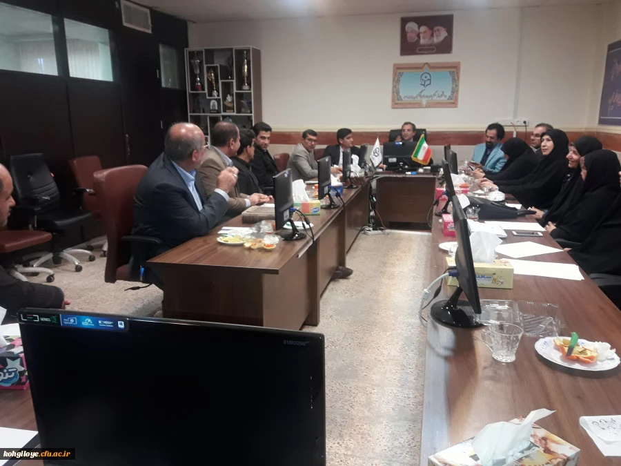 دیدار معاون محترم پژوهش و فناوری دانشگاه فرهنگیان با اعضای هیئت علمی، روسا، معاونین وکارشناسان پژوهش استان کهگیلویه و بویراحمد 2