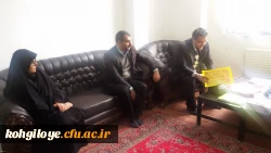 گزارش سفر معاون مدیرکل اداره خدمات و رفاه دانشجویی سازمان مرکزی از دانشگاه فرهنگیان استان 7