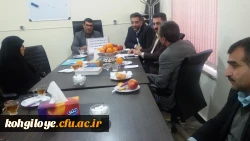 گزارش سفر معاون مدیرکل اداره کل خدمات و رفاه دانشجویی سازمان مرکزی از پردیس های دانشگاه فرهنگیان استان کهگیلویه و بویراحمد 2