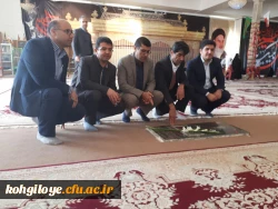 با حضور مسئولان دانشگاه فرهنگیان کهگیلویه و بویراحمد انجام شد:

آئین غبارروبی و عطرافشانی قبور مطهر شهدای یاسوج 5