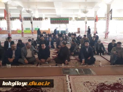 با حضور مسئولان دانشگاه فرهنگیان کهگیلویه و بویراحمد انجام شد:

آئین غبارروبی و عطرافشانی قبور مطهر شهدای یاسوج 6