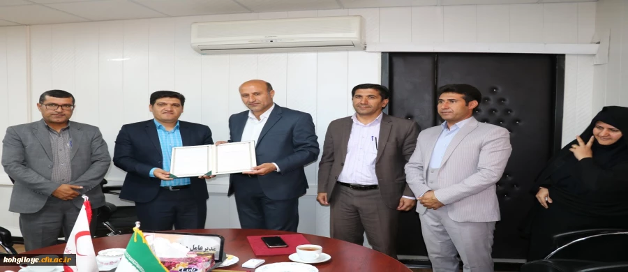 انعقاد تفاهم نامه همکاری بین دانشگاه فرهنگیان استان و هلال احمر 2
