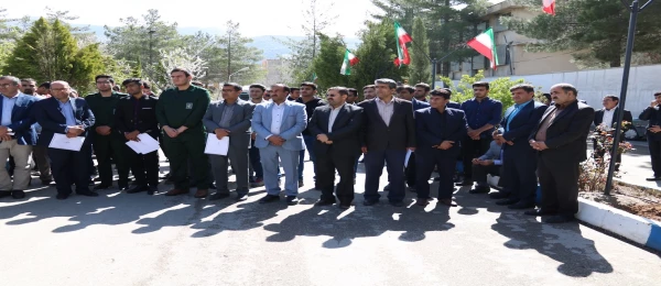 تجمع اعتراضی مسئولان، اساتید، کارکنان و دانشجویان دانشگاه فرهنگیان استان بر ضد اقدام خصمانه رئیس جمهور آمریکا 2