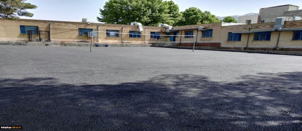 آسفالت محوطه پردیس شهید ایزدپناه 2