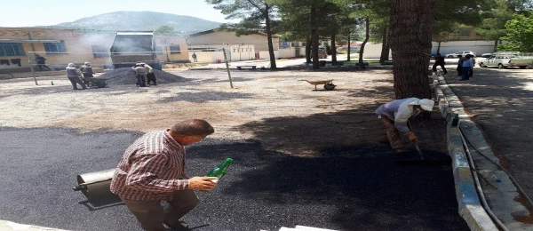 آسفالت محوطه پردیس شهید ایزدپناه 4