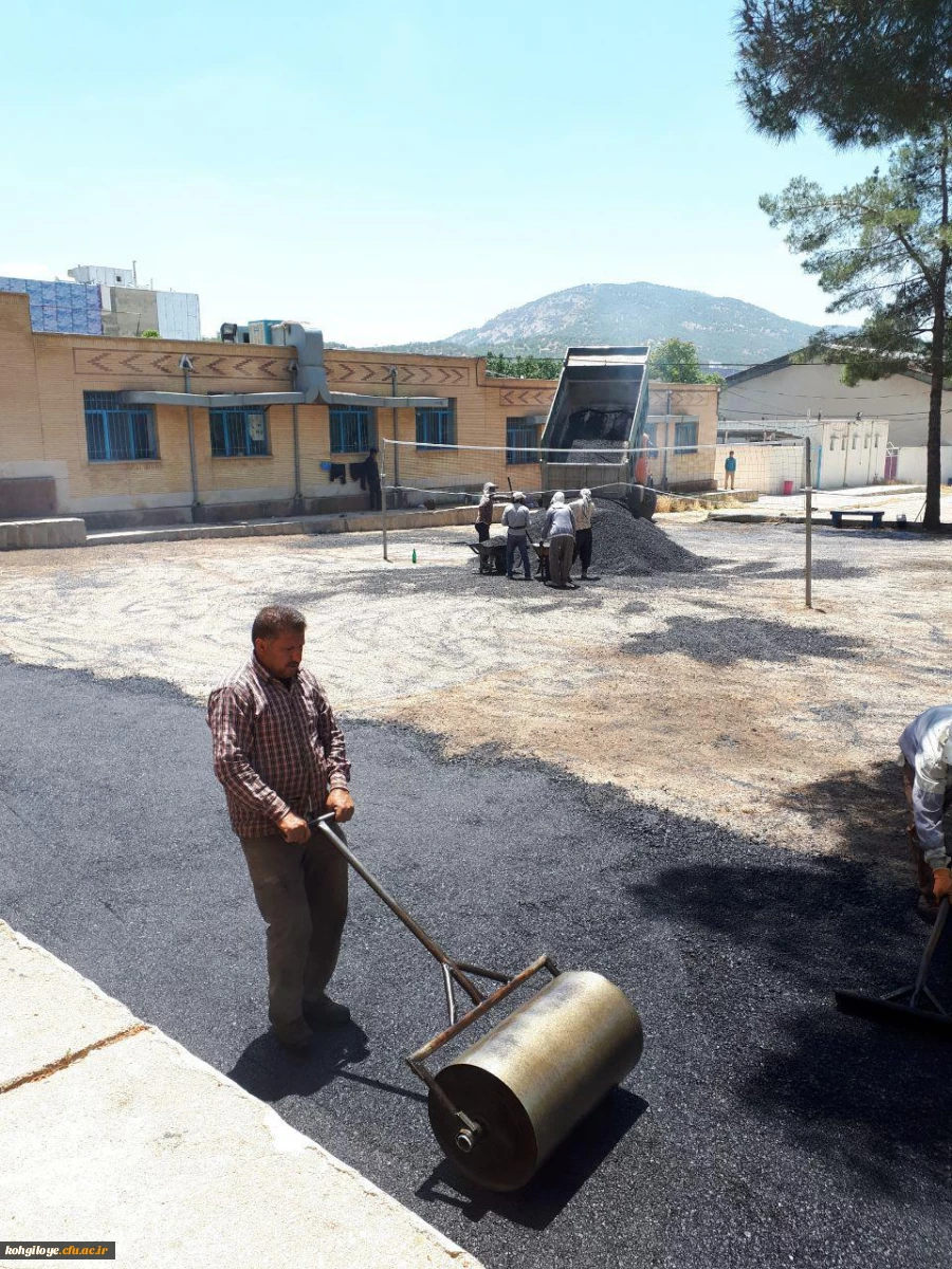 آسفالت محوطه پردیس شهید ایزدپناه 5