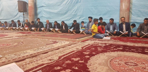 برگزاری محفل انس با قرآن کریم دانشگاه فرهنگیان استان در حرم مطهر امام زاده شاه قاسم(ع) یاسوج 2