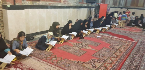 برگزاری محفل انس با قرآن کریم دانشگاه فرهنگیان استان در حرم مطهر امام زاده شاه قاسم(ع) یاسوج 2