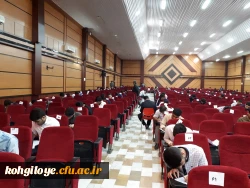 بازدید دکتر هاشمی از روند برگزاری آزمون های پایانی دانشجویان 3