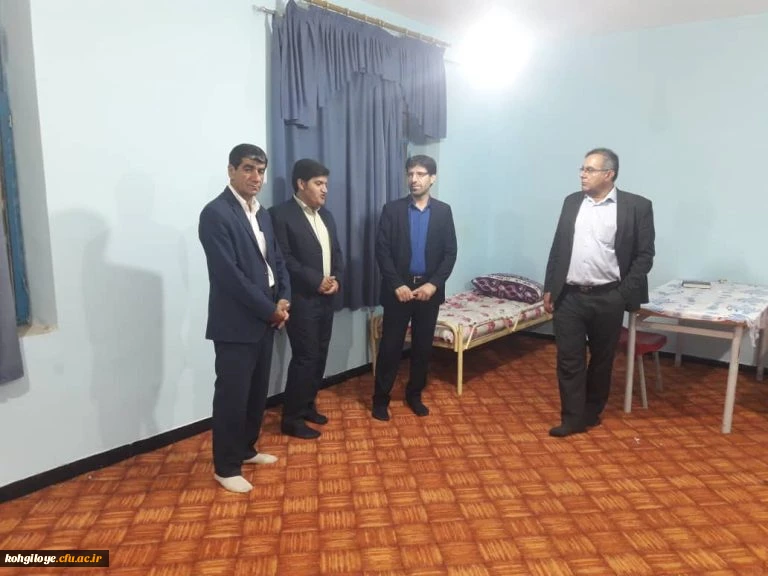 بازدید مدیرکل دفتر برنامه ریزی وزارت آموزش و پرورش ازفضاهای اداری و خوابگاهی دانشگاه فرهنگیان استان /احداث سراهای دانشجویی در دانشگاه فرهنگیان کهگیلویه و بویراحمد 2