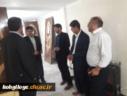 بازدید مدیرکل دفتر برنامه ریزی وزارت آموزش و پرورش ازفضاهای اداری و خوابگاهی دانشگاه فرهنگیان استان /احداث سراهای دانشجویی در دانشگاه فرهنگیان کهگیلویه و بویراحمد 2