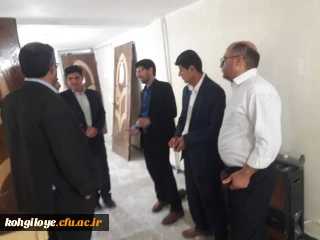 بازدید مدیرکل دفتر برنامه ریزی وزارت آموزش و پرورش ازفضاهای اداری و خوابگاهی دانشگاه فرهنگیان استان /احداث سراهای دانشجویی در دانشگاه فرهنگیان کهگیلویه و بویراحمد