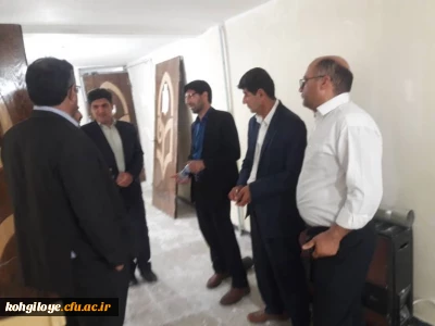 بازدید مدیرکل دفتر برنامه ریزی وزارت آموزش و پرورش ازفضاهای اداری و خوابگاهی دانشگاه فرهنگیان استان /احداث سراهای دانشجویی در دانشگاه فرهنگیان کهگیلویه و بویراحمد