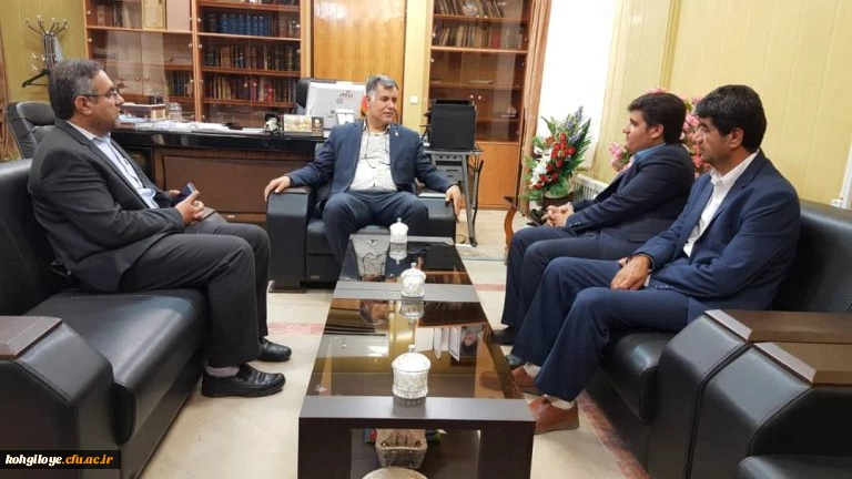 دیدار سرپرست دانشگاه فرهنگیان کهگیلویه و بویراحمد با مدیرکل جدید دیوان محاسبات استان 2