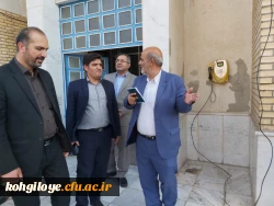 بازدید مدیرکل امور مالی دانشگاه فرهنگیان از مجموعه آموزشی رفاهی گچساران 7