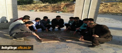 پیاده روی جمعی از دانشجویان پردیس شهید ایزدپناه به تپه نورالشهدا