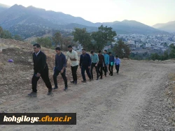 پیاده روی جمعی از دانشجویان پردیس شهید ایزدپناه به تپه نورالشهدا 4