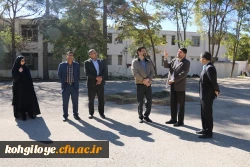 بازدید رئیس اداره عمران سازمان مرکزی از دانشگاه فرهنگیان کهگیلویه و بویراحمد 3