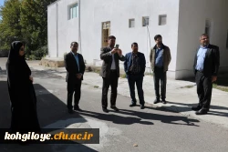 بازدید رئیس اداره عمران سازمان مرکزی از دانشگاه فرهنگیان کهگیلویه و بویراحمد 4