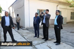 بازدید رئیس اداره عمران سازمان مرکزی از دانشگاه فرهنگیان کهگیلویه و بویراحمد 5