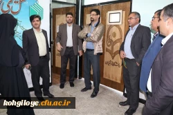 بازدید رئیس اداره عمران سازمان مرکزی از دانشگاه فرهنگیان کهگیلویه و بویراحمد 6