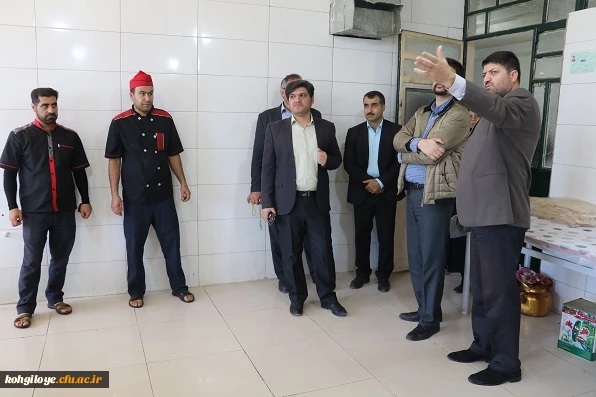 بازدید رئیس اداره عمران سازمان مرکزی از دانشگاه فرهنگیان کهگیلویه و بویراحمد 7